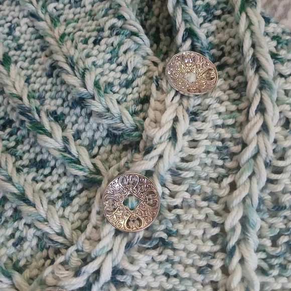 Dragon Wing Cowl Scarf - Mint - Picture 4 of 7